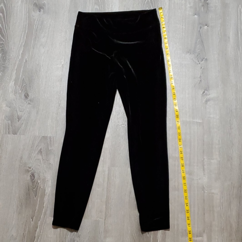 Black Velvet Leggings